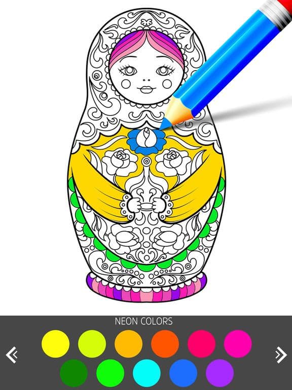 Fashion Doll Color Book screenshot 4