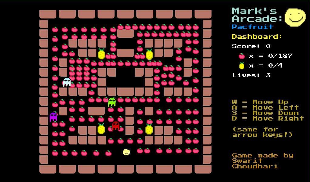 Marks Arcade: Pacfruit screenshot 2