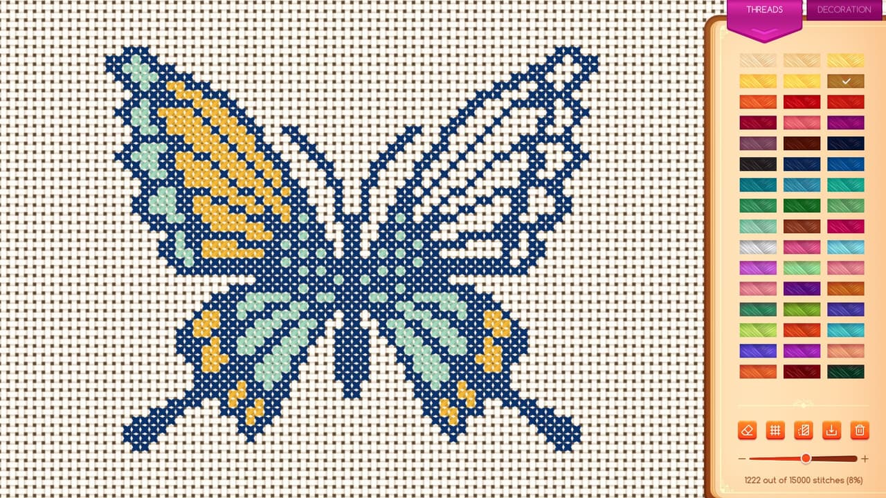 Cross-Stitch Puzzle screenshot 2