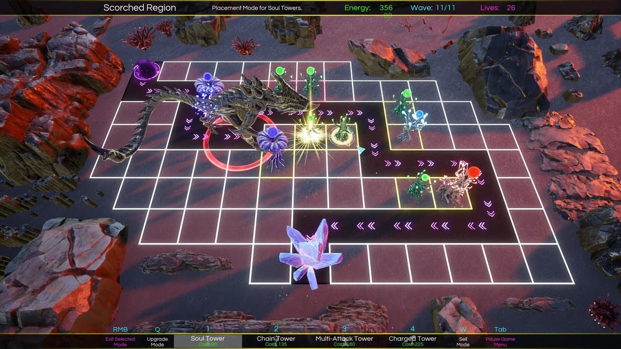 Space Nature Attack Tower Defense screenshot 3