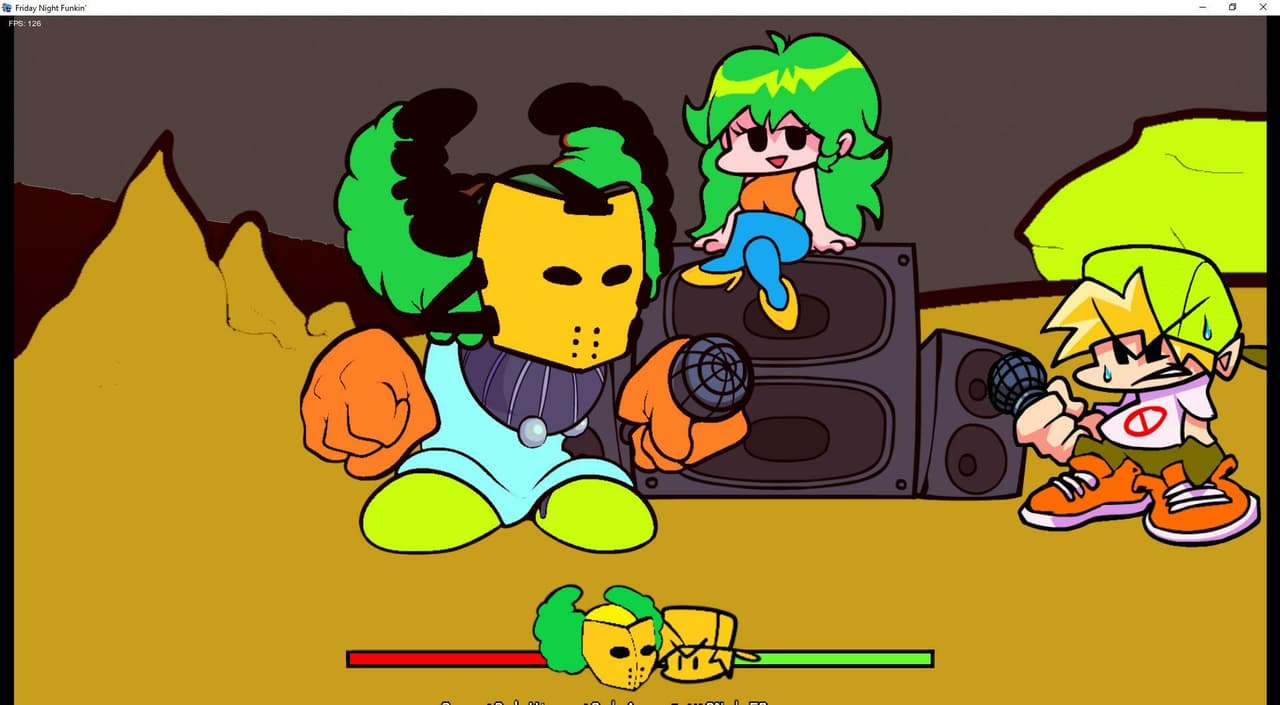Friday Night Funkin Vs Tricky Colored Style Mod screenshot 3
