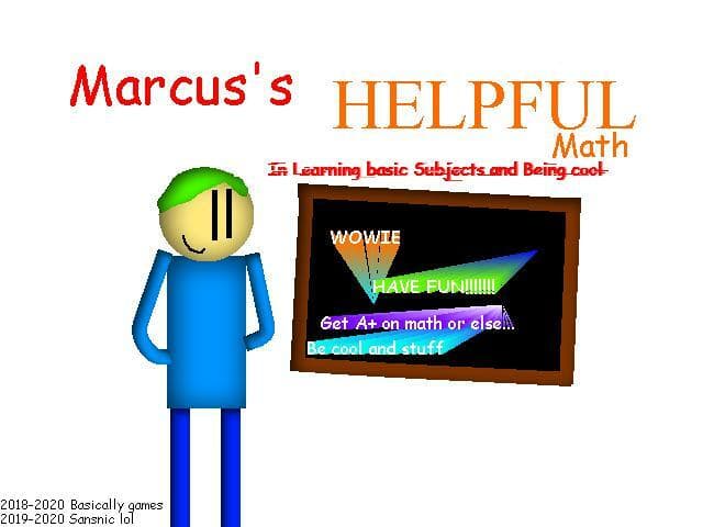 Marcuss Helpful math in learning basic subjects in being cool