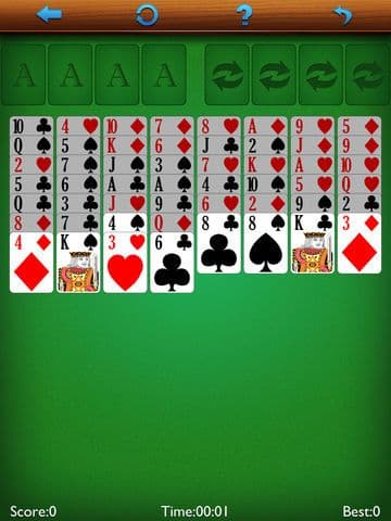 Happy FreeCell HD screenshot 2