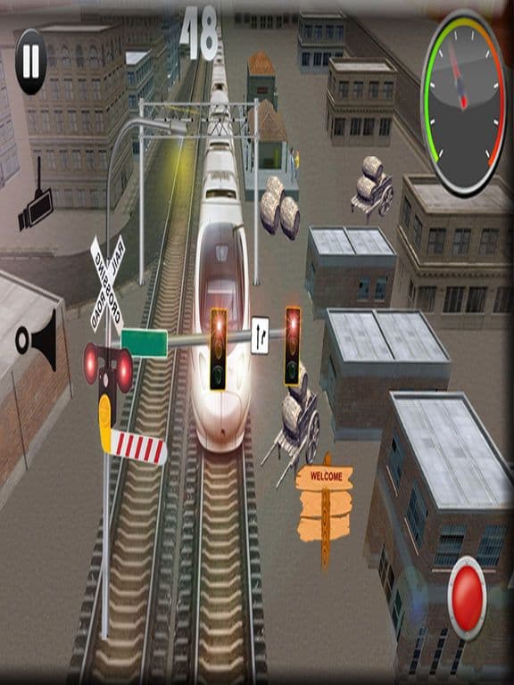 Bullet Train Subway Journey-Rail Driver at Station