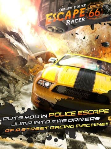 Police Escape Outlaw Racer Free screenshot 2