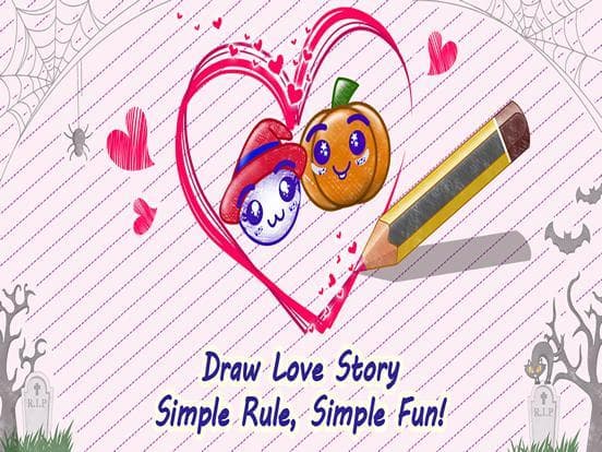 Love Story: Draw Physics Line screenshot 2