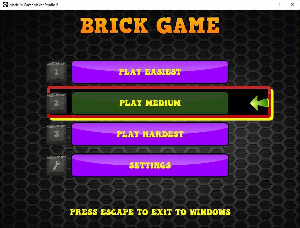 Brick & Ball - Accessible Game - Simple Control System screenshot 2