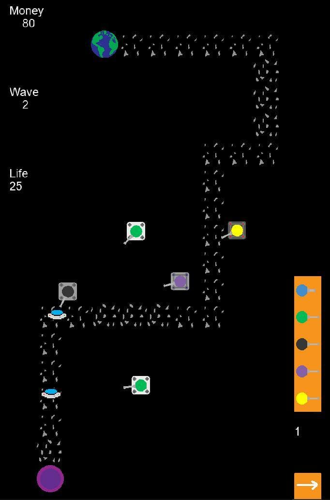 Star Defender (itch) (Greenbird2026) screenshot 2