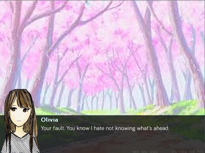 72 Hours With Olivia (demo, visual novel) screenshot 2