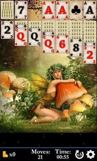 Hidden Solitaire Elven Woods - Free Card Game screenshot 3