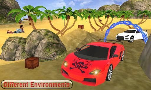 Water Surfer car Floating Beach Drive screenshot 4