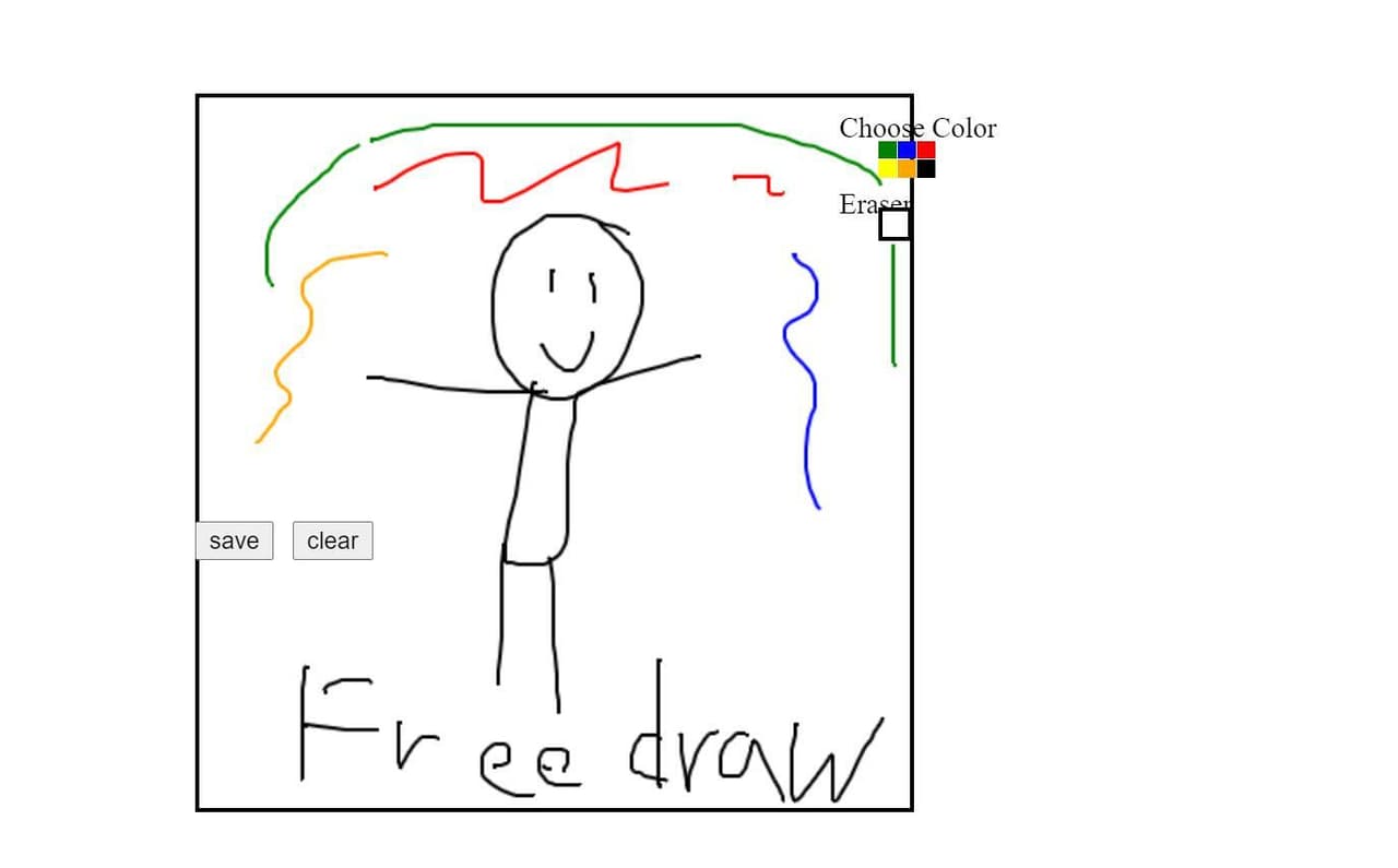 Free drawing game html