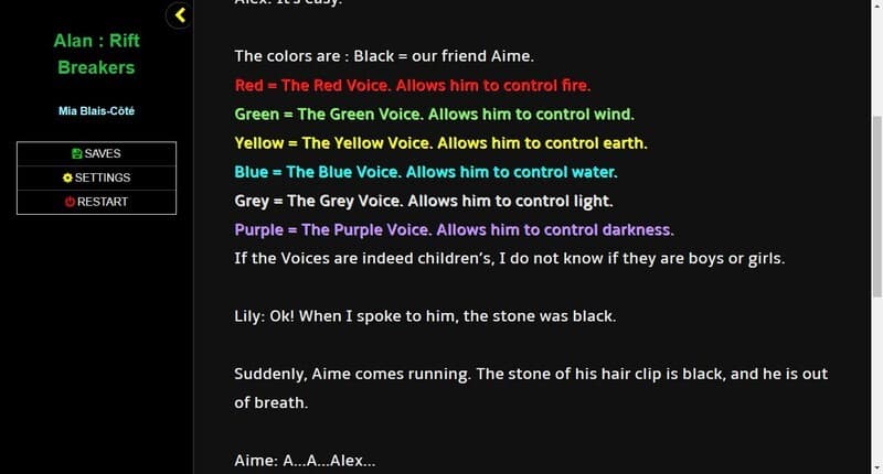 Alan: Rift Breakers (Twine) screenshot 4