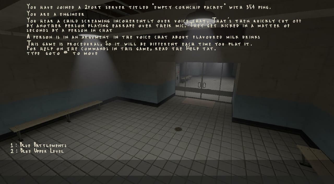 Bridged Mayhem "Text Based TF2" screenshot 3