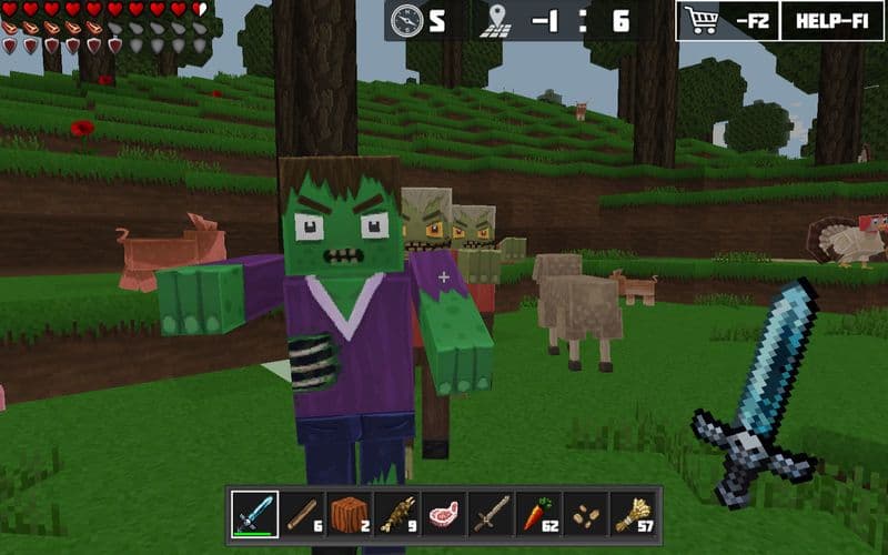World of Cubes Survival Craft Multiplayer screenshot 3