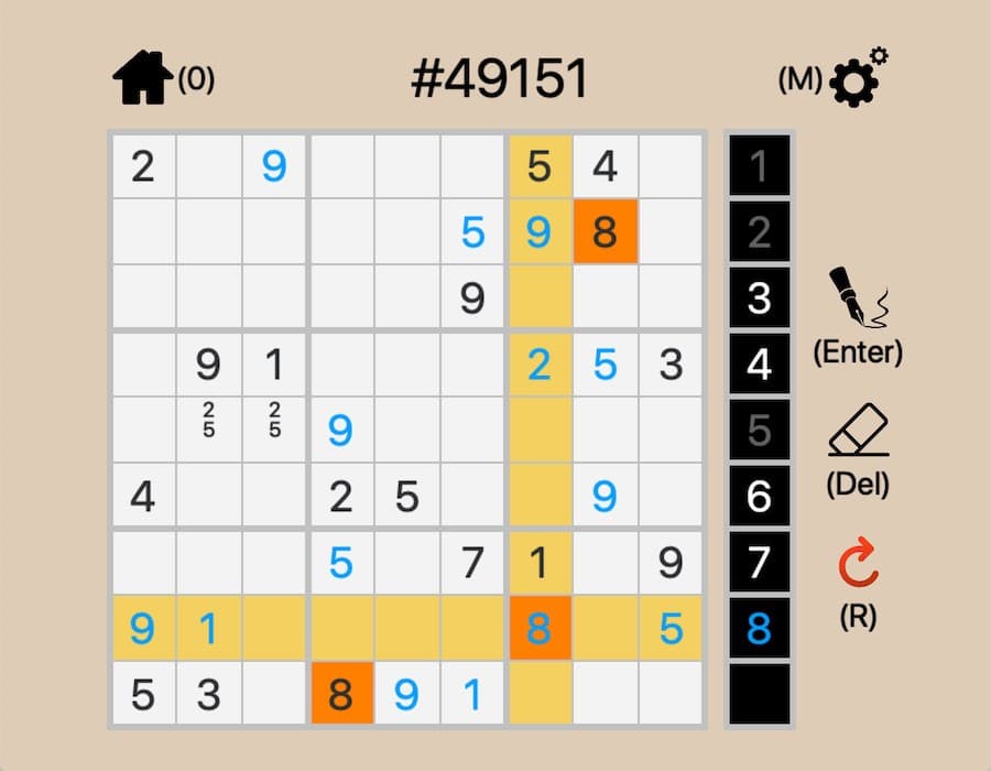 Sudoku Monster - 49,151 Hardest Puzzles screenshot 2