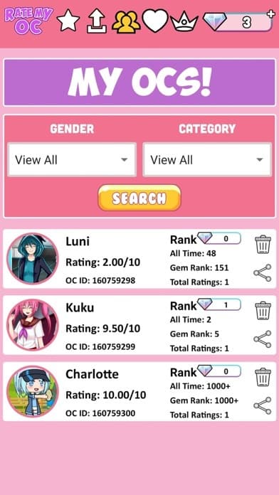 Rate My OC screenshot 6