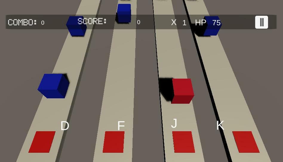 Attempt at a rhythm game (AKA Poor mans rhythm game)