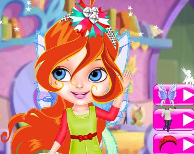 Winx Little Bloom Dress Up Game