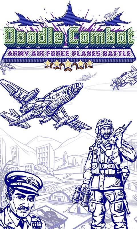 Doodle Combat - Army Air Force Planes Battle screenshot 3