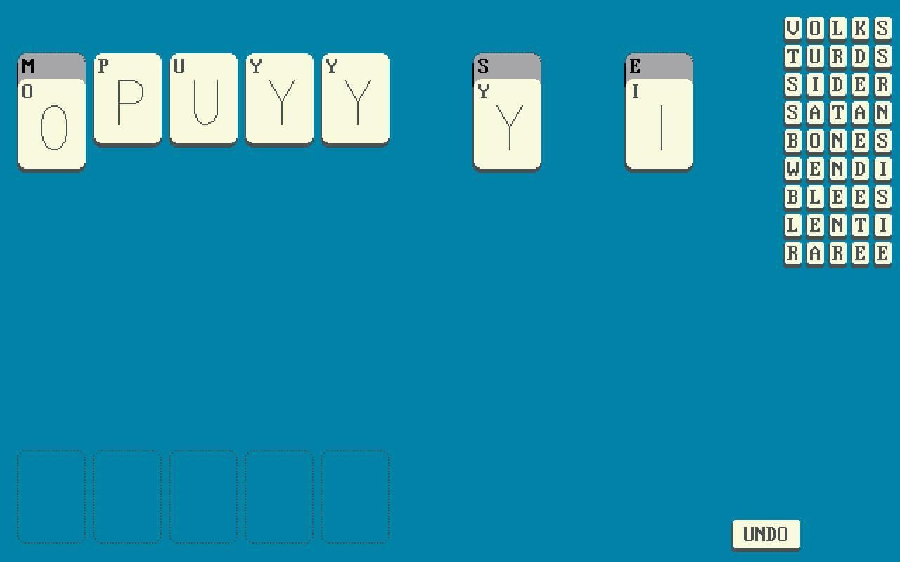 Word Solitaire