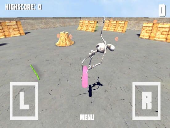 Skeleton Skate - Free Skateboard Game screenshot 3