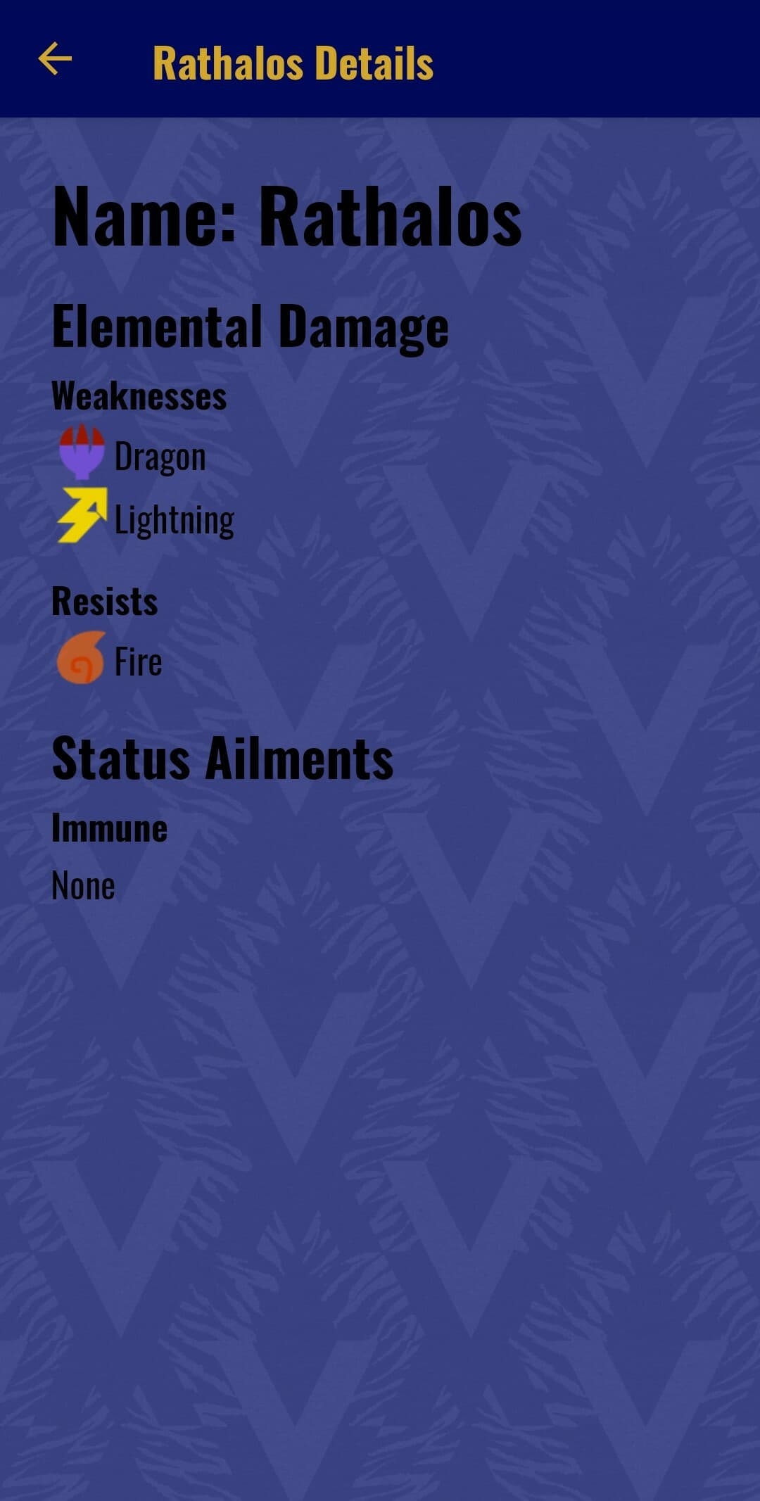Elemental Weakness Checker for Monster Hunter Rise screenshot 3