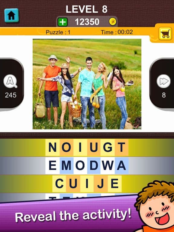 Words Scramble - Activities