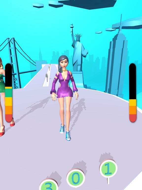 Catwalk Race 3D -High Fashion screenshot 2