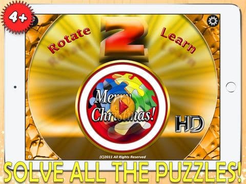 Rotate 2 Learn HD – Full FREE Christmas Edition Puzzles screenshot 2