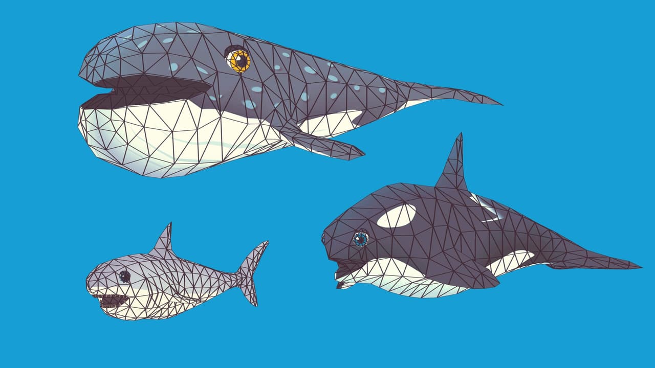 Stylized Underwater Creatures screenshot 5