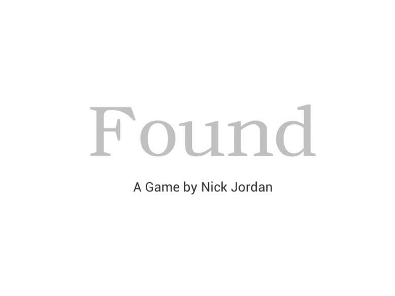 Found (itch) (JorCademy)