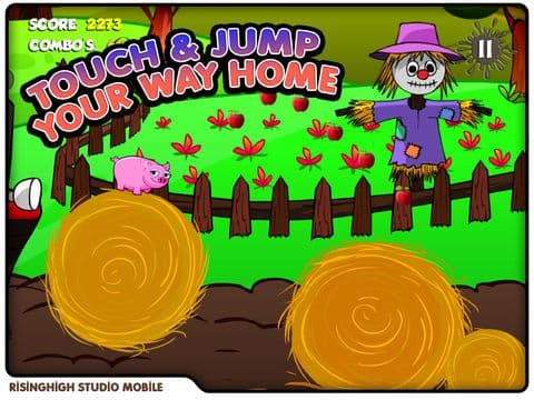 A Haystack Jump - Pinky Pigs Big Shot Day at the Farm Free screenshot 5