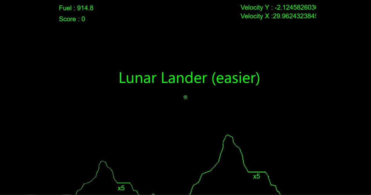 Lunar Lander (easier)