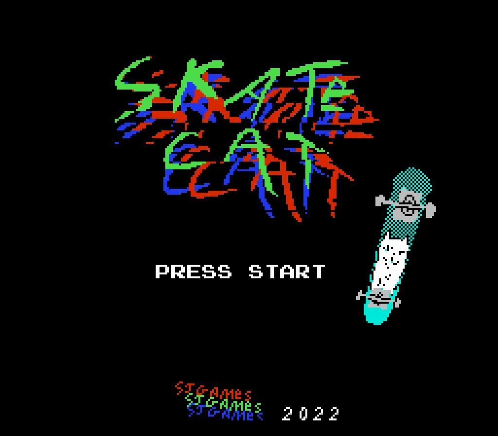 SkateCat (SJ Games - NES - demo) screenshot 2
