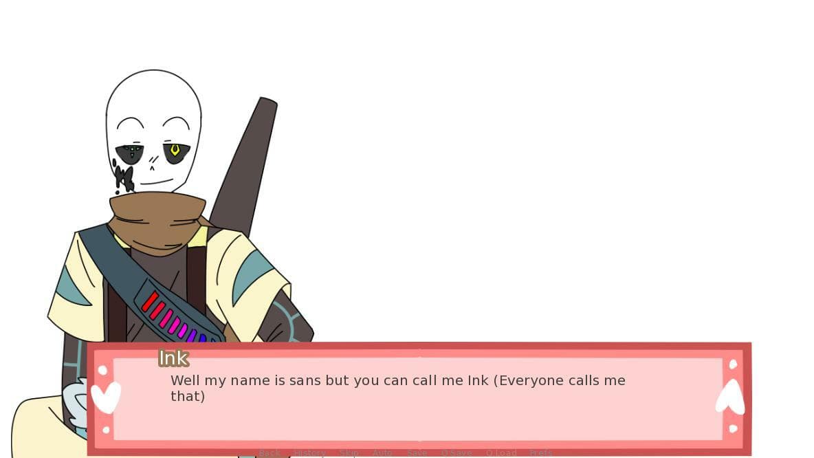 AU Sans Dating Sim screenshot 2