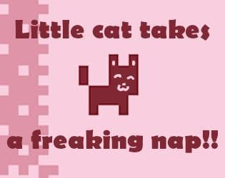 Little cat takes a freaking nap