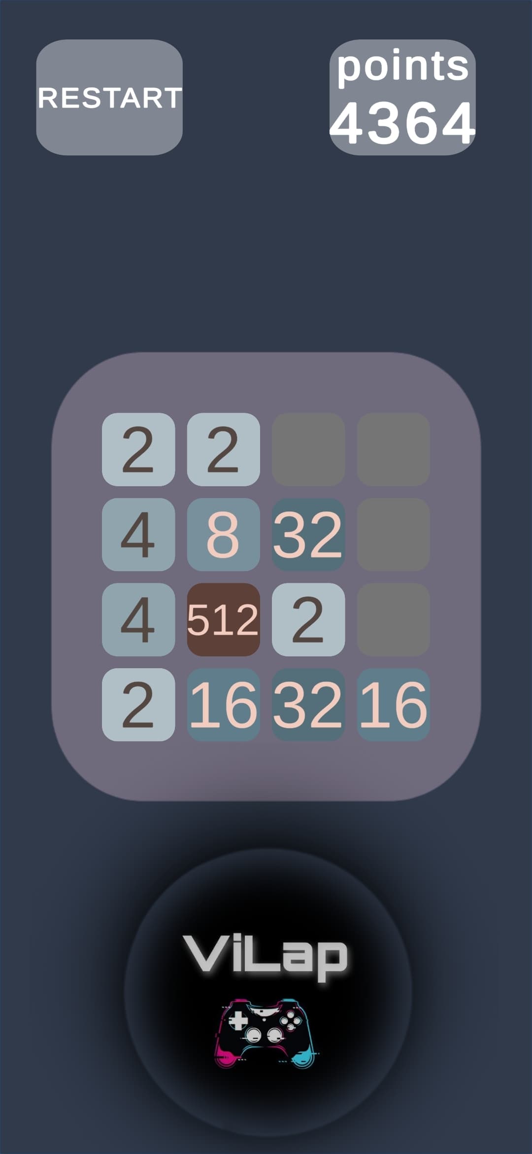 2048 (itch) (ViLap) screenshot 2