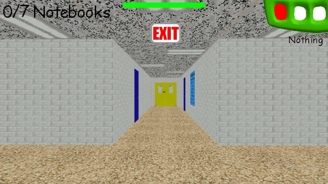 Baldis Basics But Everyone Is Invisible D screenshot 3