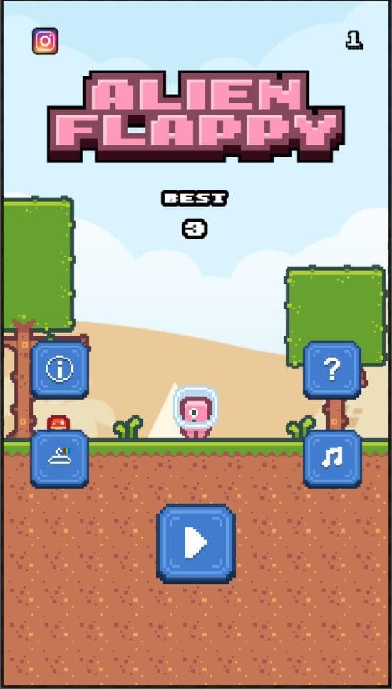 Alien Flappy screenshot 2