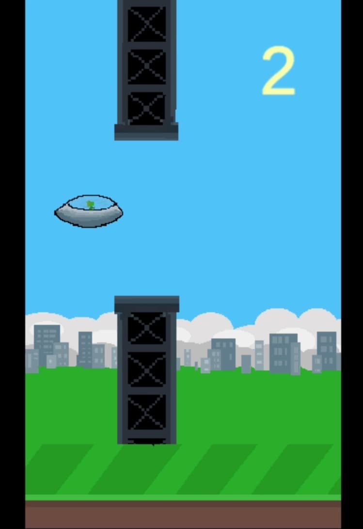Flappy UFO (The Wrong John) screenshot 2