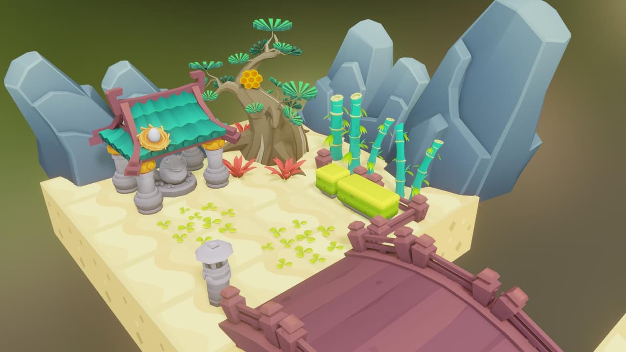 Lowpoly stylized Asian pack screenshot 2