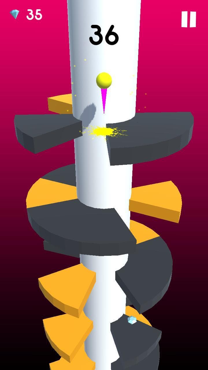 Helix Jump Ball-Spiral Tower screenshot 4