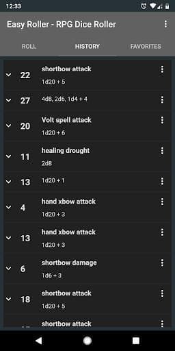 Easy Roller - RPG Dice Roller screenshot 4