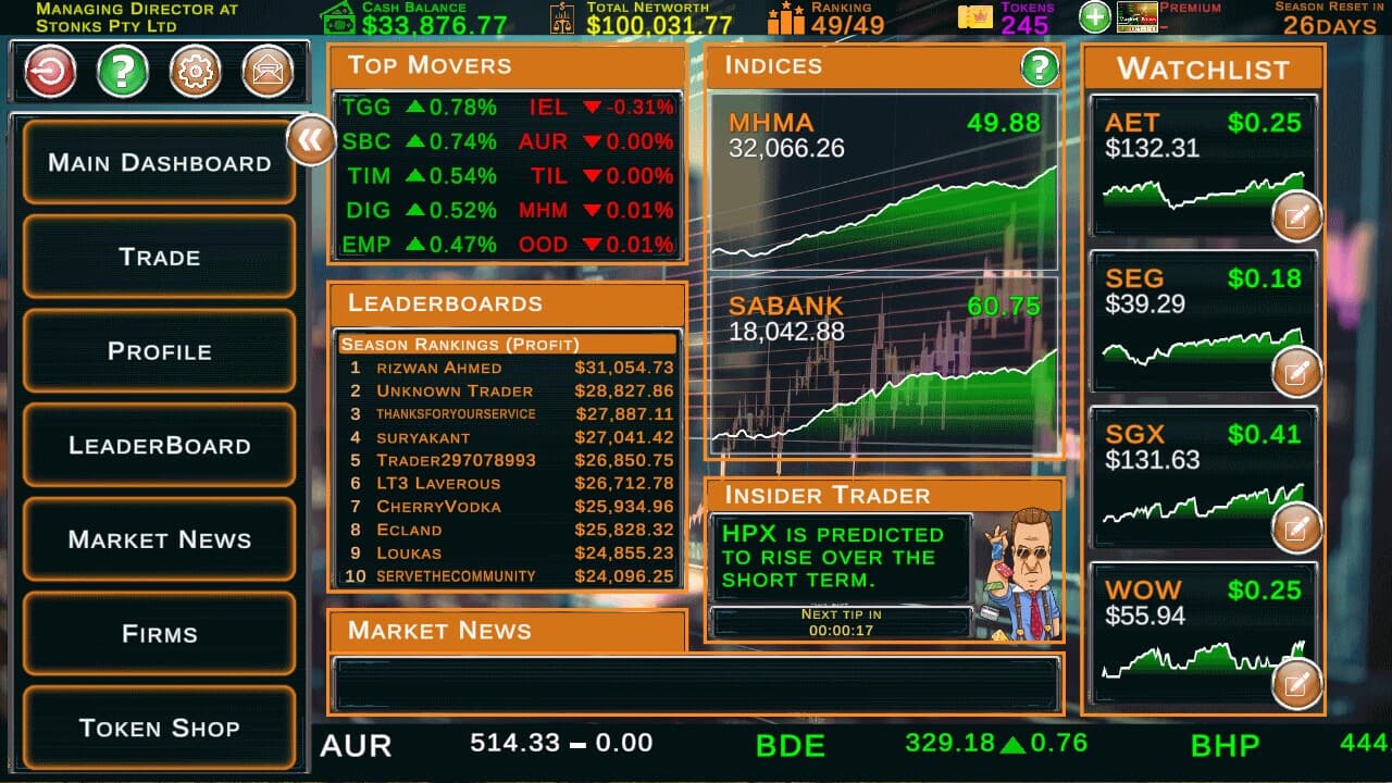 Stock Market Tycoon: Challenge screenshot 2