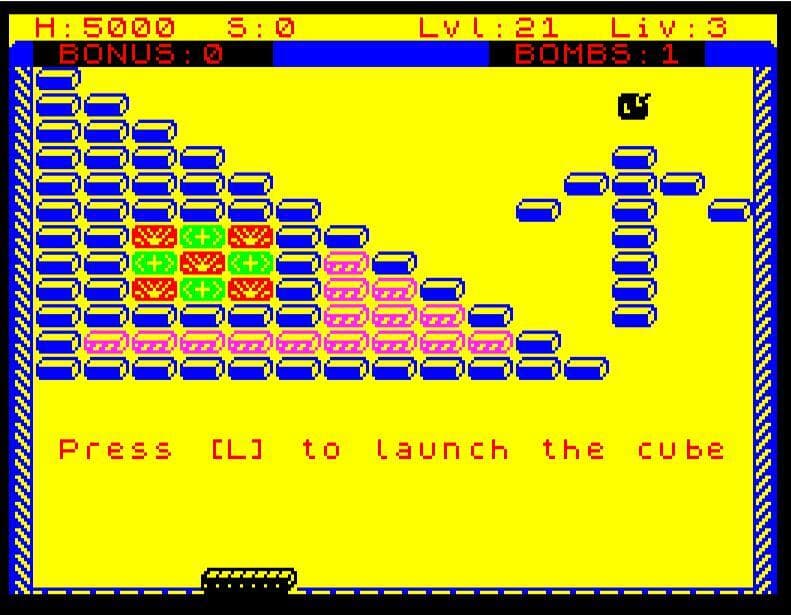 Brickz! (GEOMETRICA - Enhanced) ZX Next screenshot 6