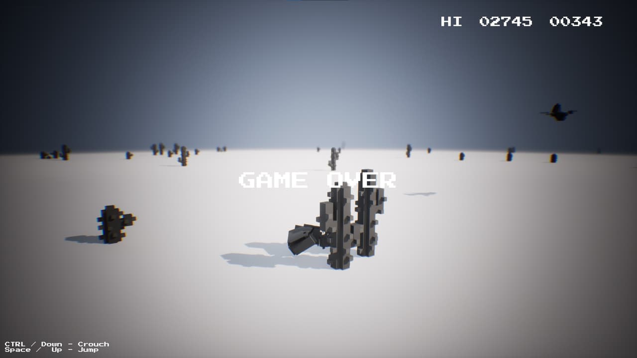 Chrome Dino 3D