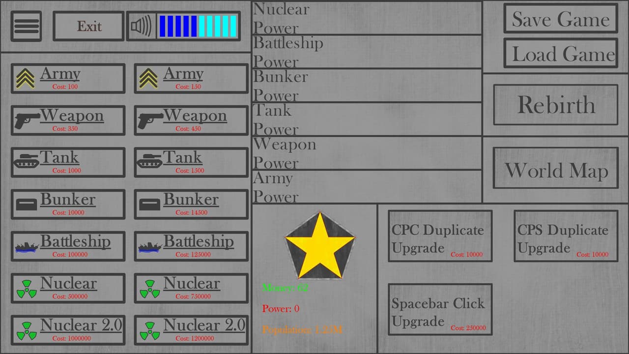 Military-Clicker screenshot 2