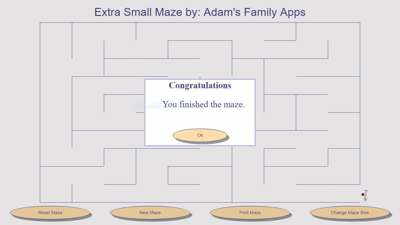Maze (itch) (Adams Family Apps) screenshot 2