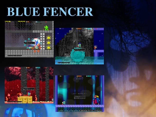 BLUE FENCER